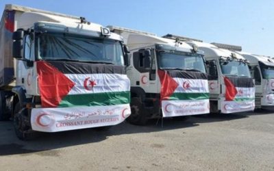 انطلاق قافلة تضامنية من الجزائر متجهة نحو مخيمات اللاجئين الصحراويين