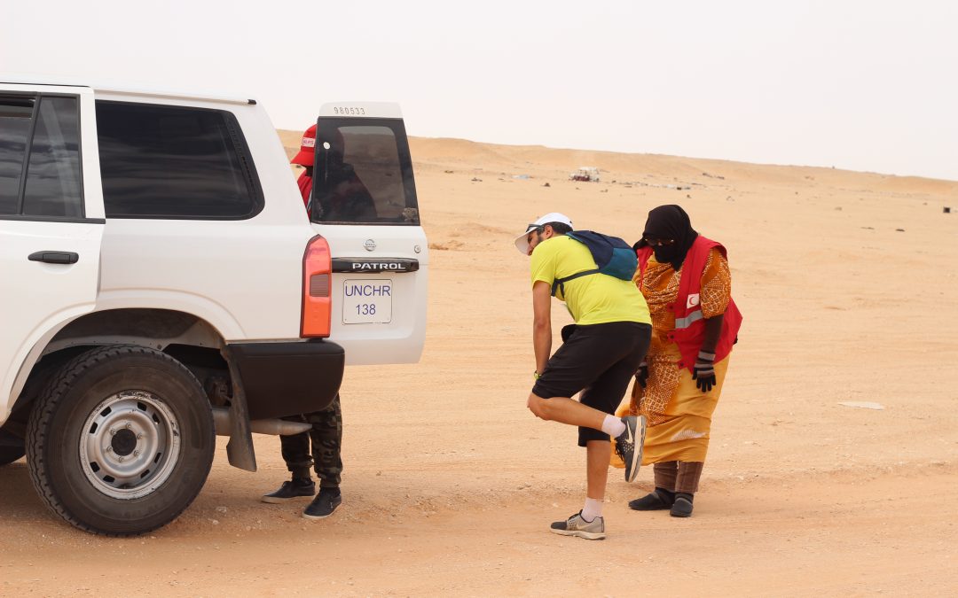 الهلال الاحمر الصحراوي يشارك في مراطون الصحراء 2022
